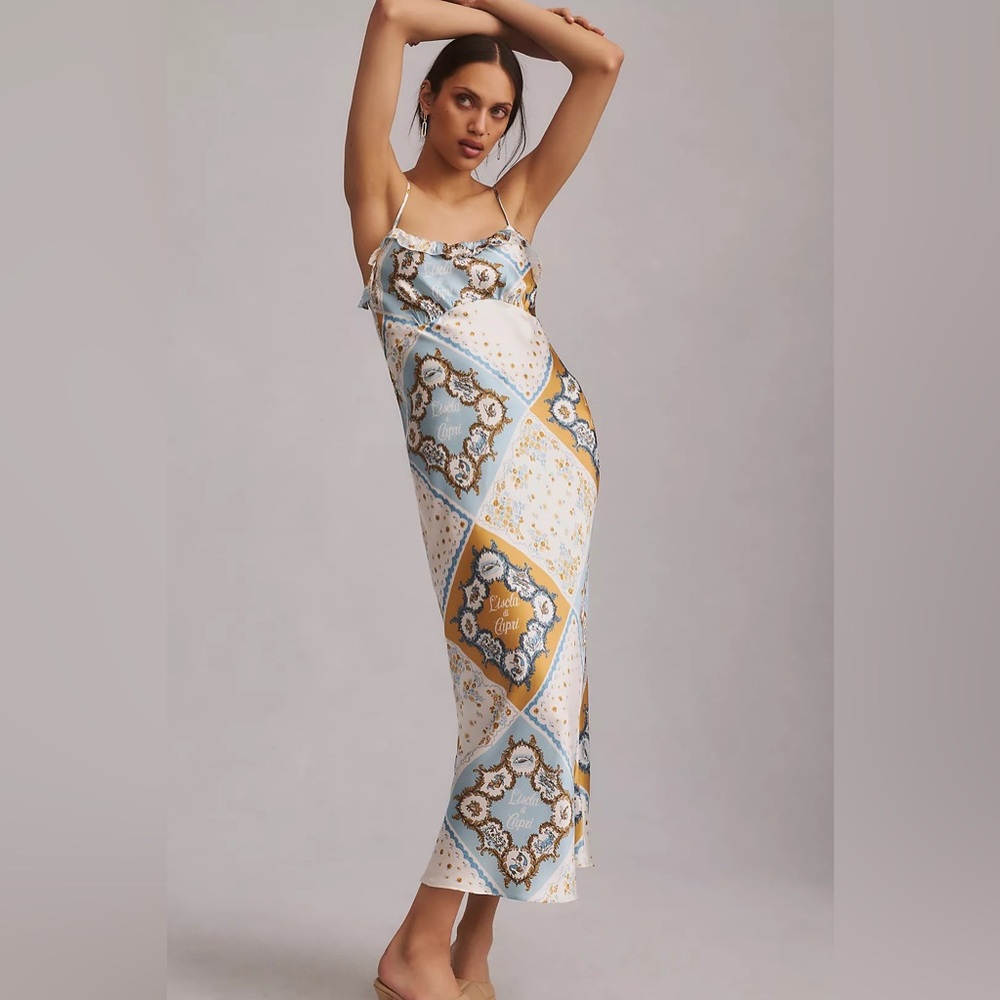 Reformation Aribella Silk Dress